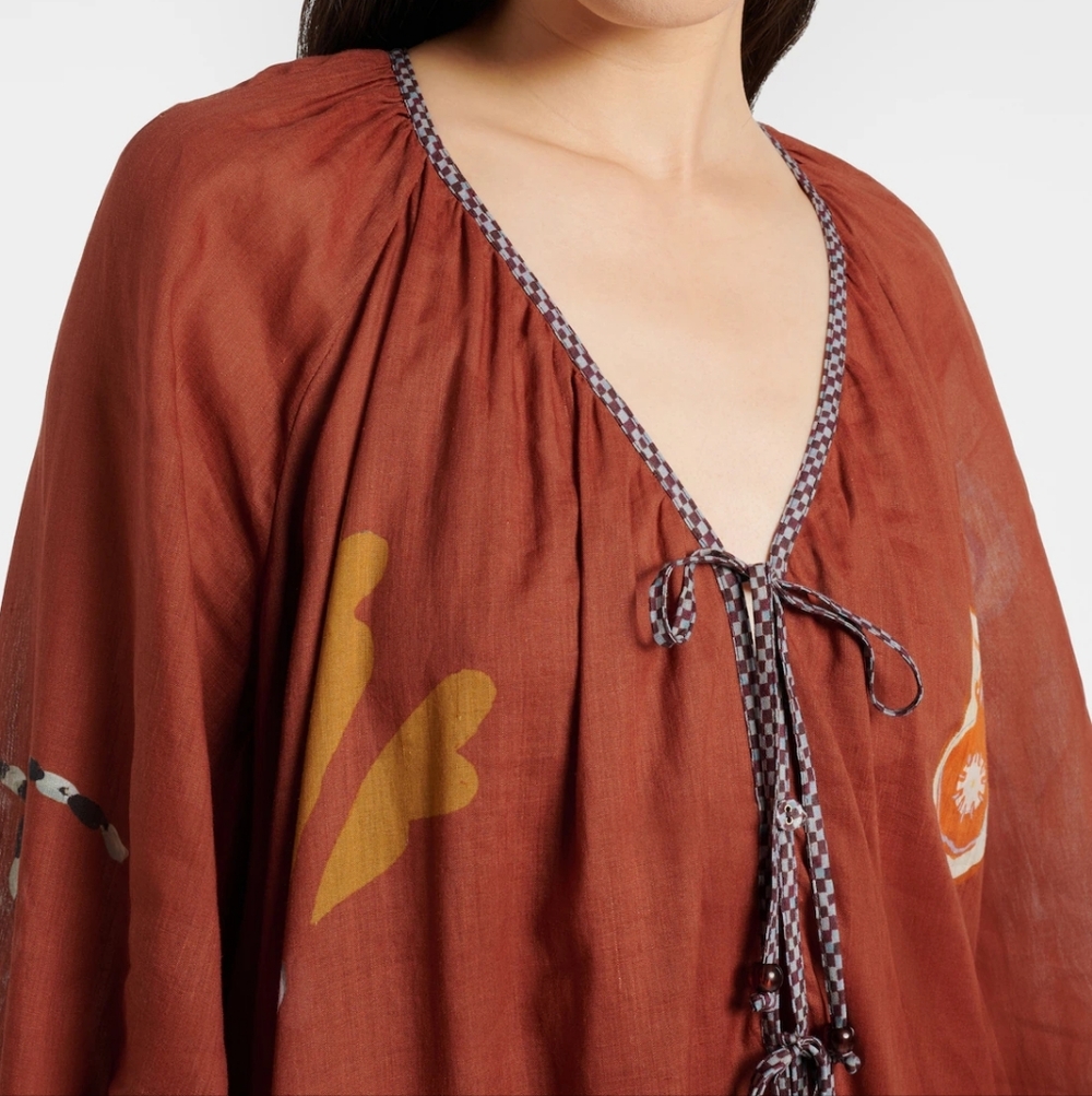 Alemais x LRNCE Laurence ramie and cotton maxi dress - Picture 3 of 11